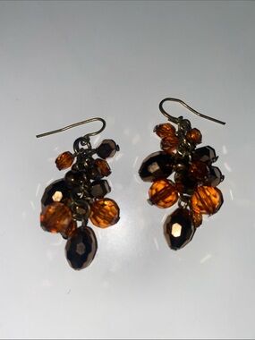 Amber Cluster Dangle Earrings - Women Jewelry